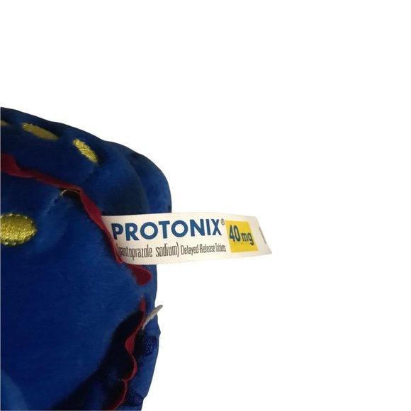 Protonix Plush Advertising Stuffed Animal Bug Dragon Lizard 8" Collectible RARE - Picture 4 of 5